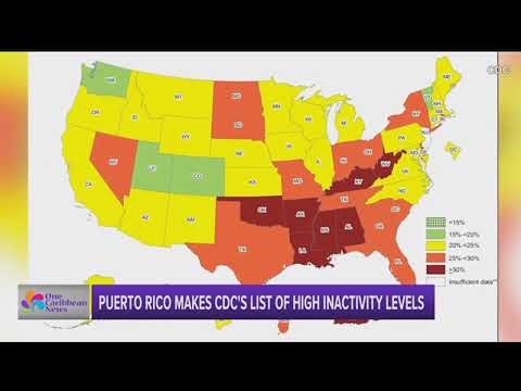 Puerto Rico Makes CDC’s List of High Inactivity Levels