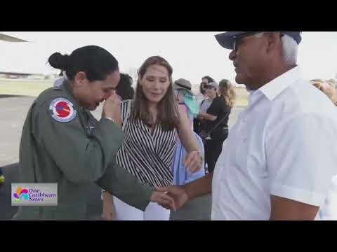 Emotional Arrival for Hurricane Hunter Aircraft in Puerto Rico