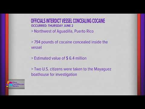 Cocaine Hidden on Vessel Confiscated Near Aguadilla, Puerto Rico