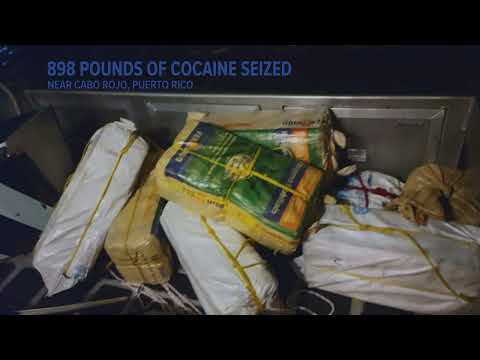 898 Pounds of Cocaine Seized Near Cabo Rojo, Puerto Rico