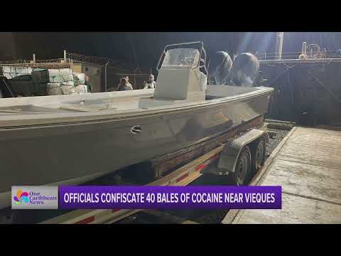 Officials Confiscate 40 Bales of Cocaine Near Vieques