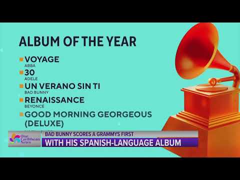 Bad Bunny Scores Grammys First