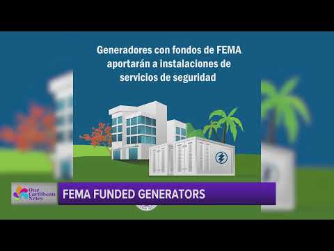 FEMA Providing Funding for Generators in Puerto Rico