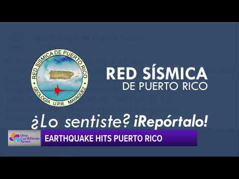 Strong Earthquake Hits Puerto Rico