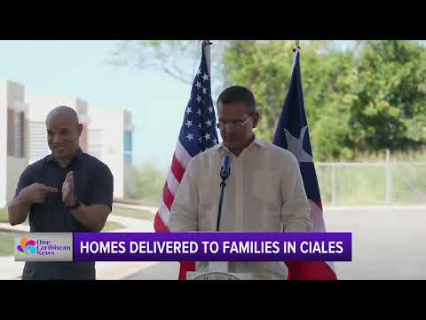 Homes Presented to Families in Ciales, Puerto Rico