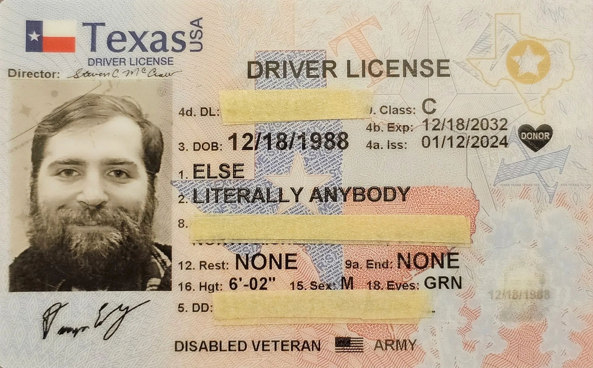Texas Man Legally Changes Name to “Literally Anybody Else” Runs for Presidency
