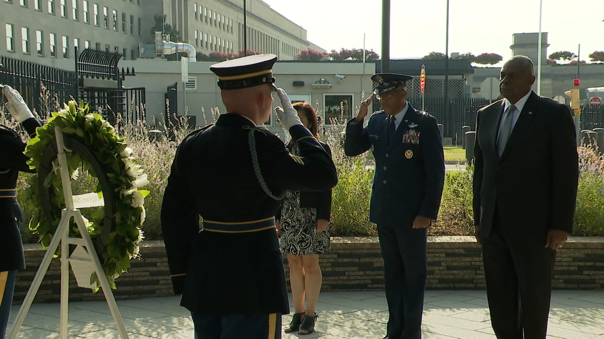 Pentagon Holds Ceremony for 9/11 Anniversary, 23 Years After Deadliest Terror Attacks in U.S.