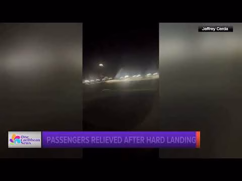 Passengers Relieved after Hard Landing at Puerto Rico Airport